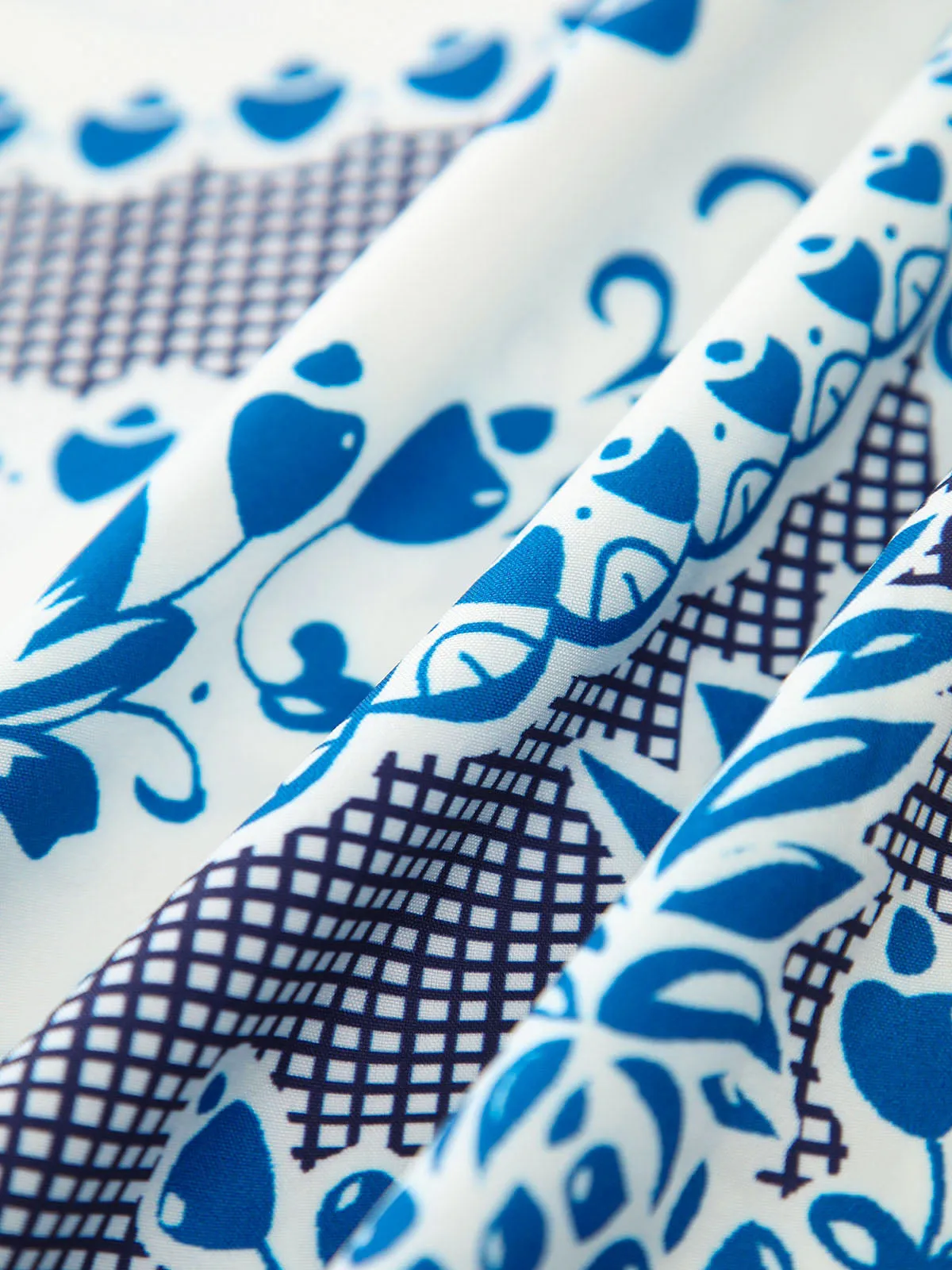 Ocean Bloom Floral Print Cami Dress sold by COMMENSE product image thumbnail 4