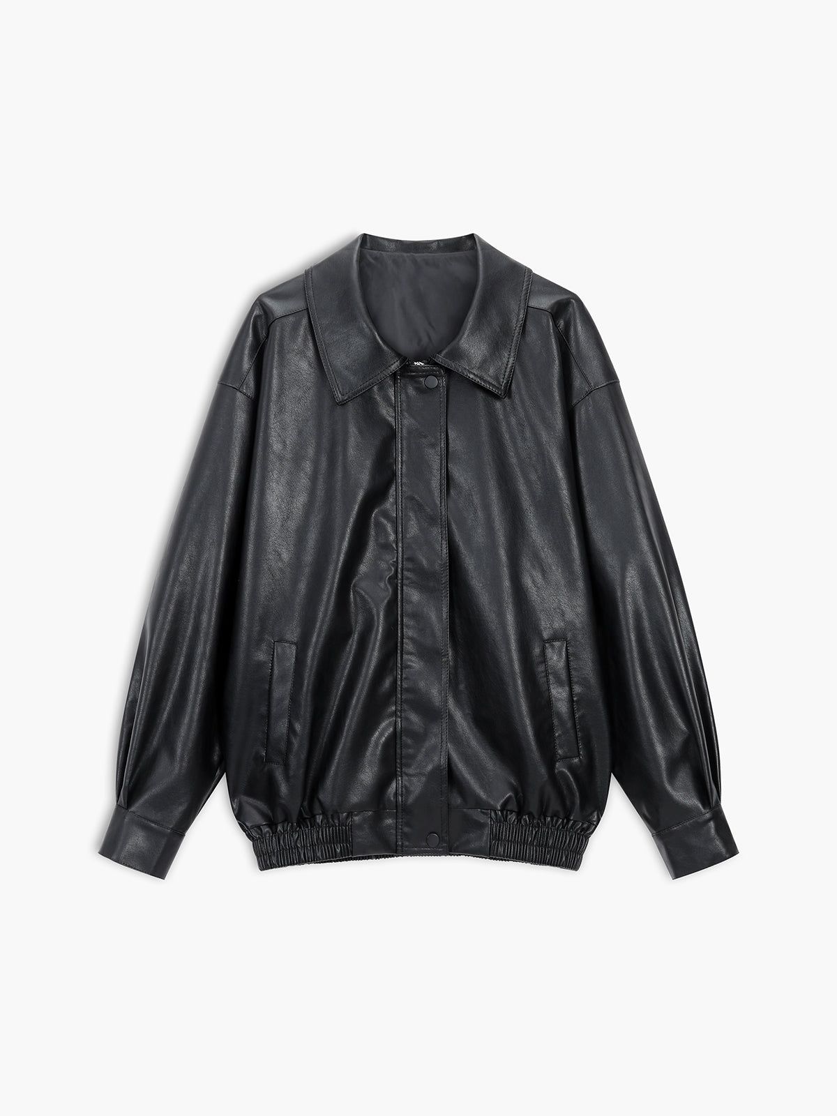 In Heaven Faux Leather Jacket sold by COMMENSE