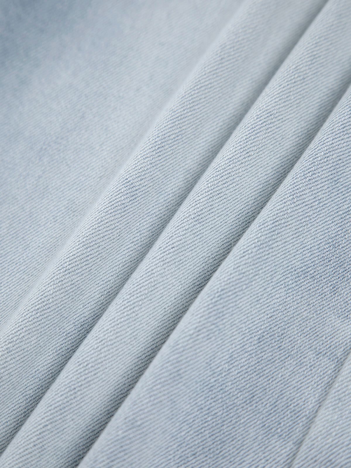 Baby Blue Denim Straight Leg Jeans sold by COMMENSE product image thumbnail 4