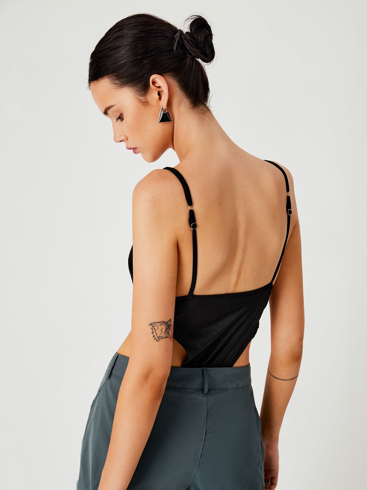 Adjustale Strap Mesh Bodysuit sold by COMMENSE product image thumbnail 3