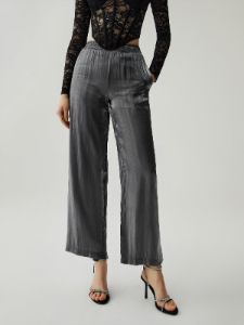 Elastic Waist Pocket Straight Leg Pants sold by COMMENSE