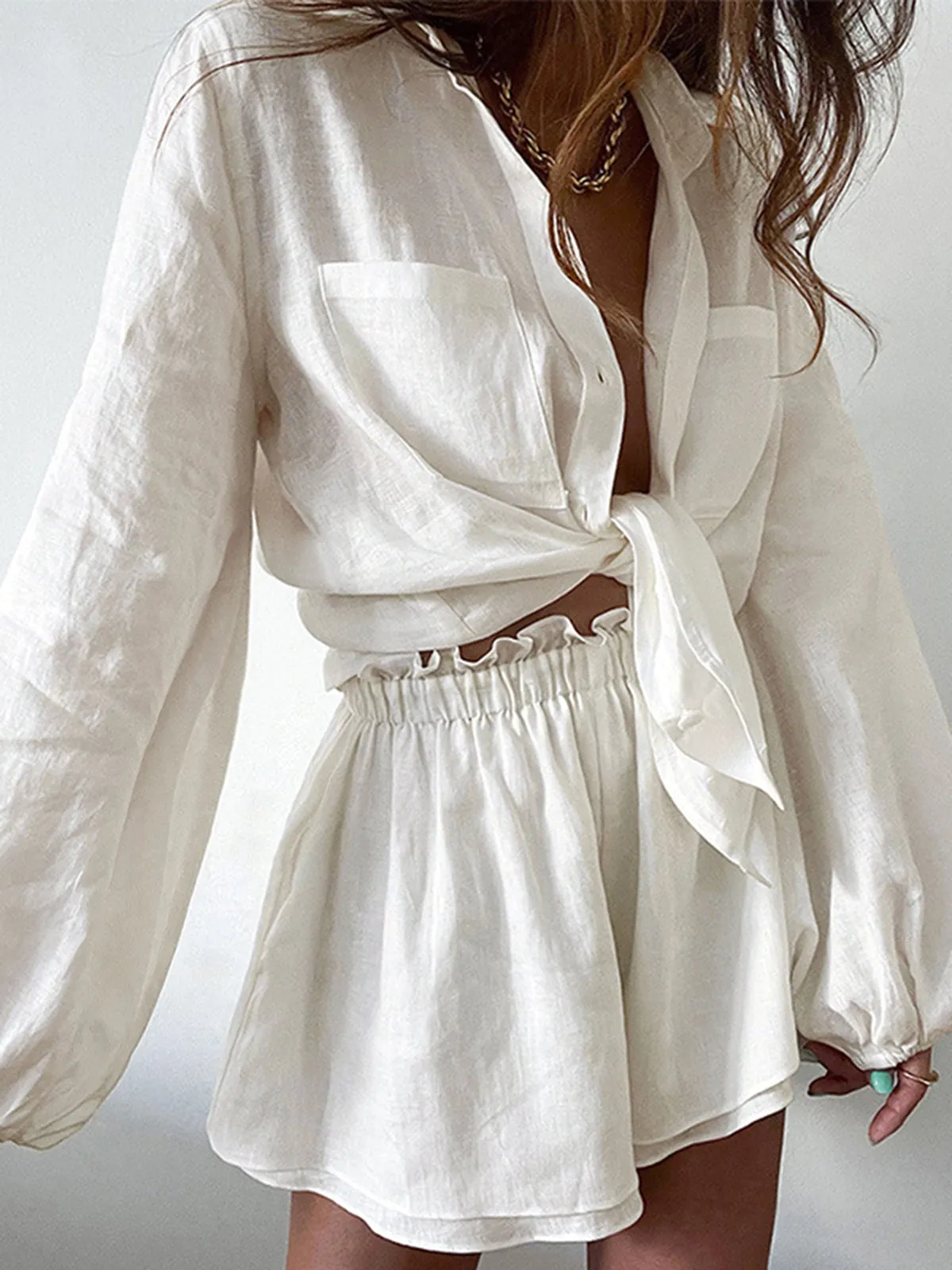 Aegean Two Piece Double Lined Shorts Set sold by COMMENSE product image thumbnail 3