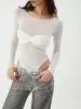 Sheer Patchwork Long Sleeve Bodysuit sold by COMMENSE