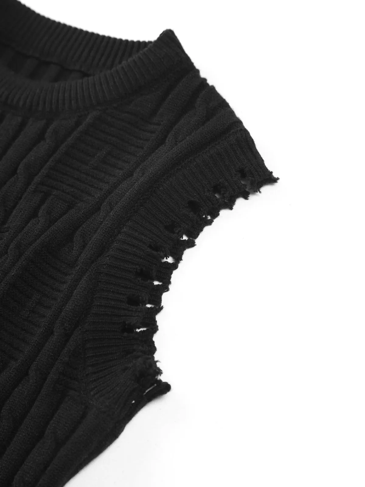 Asymmetric Hem Short Sweater Dress sold by COMMENSE product image thumbnail 4