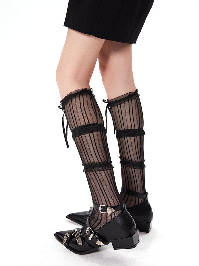 Lace Calf Socks sold by COMMENSE product image thumbnail 3