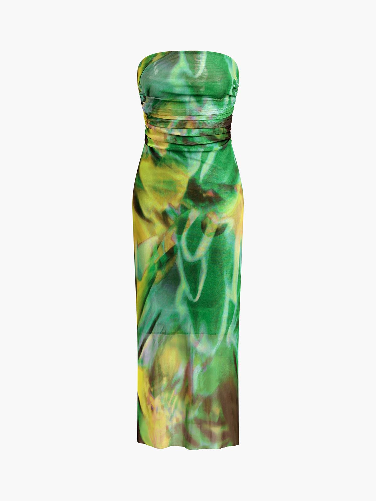 Greenfields Mesh Tube Midi Dress sold by COMMENSE