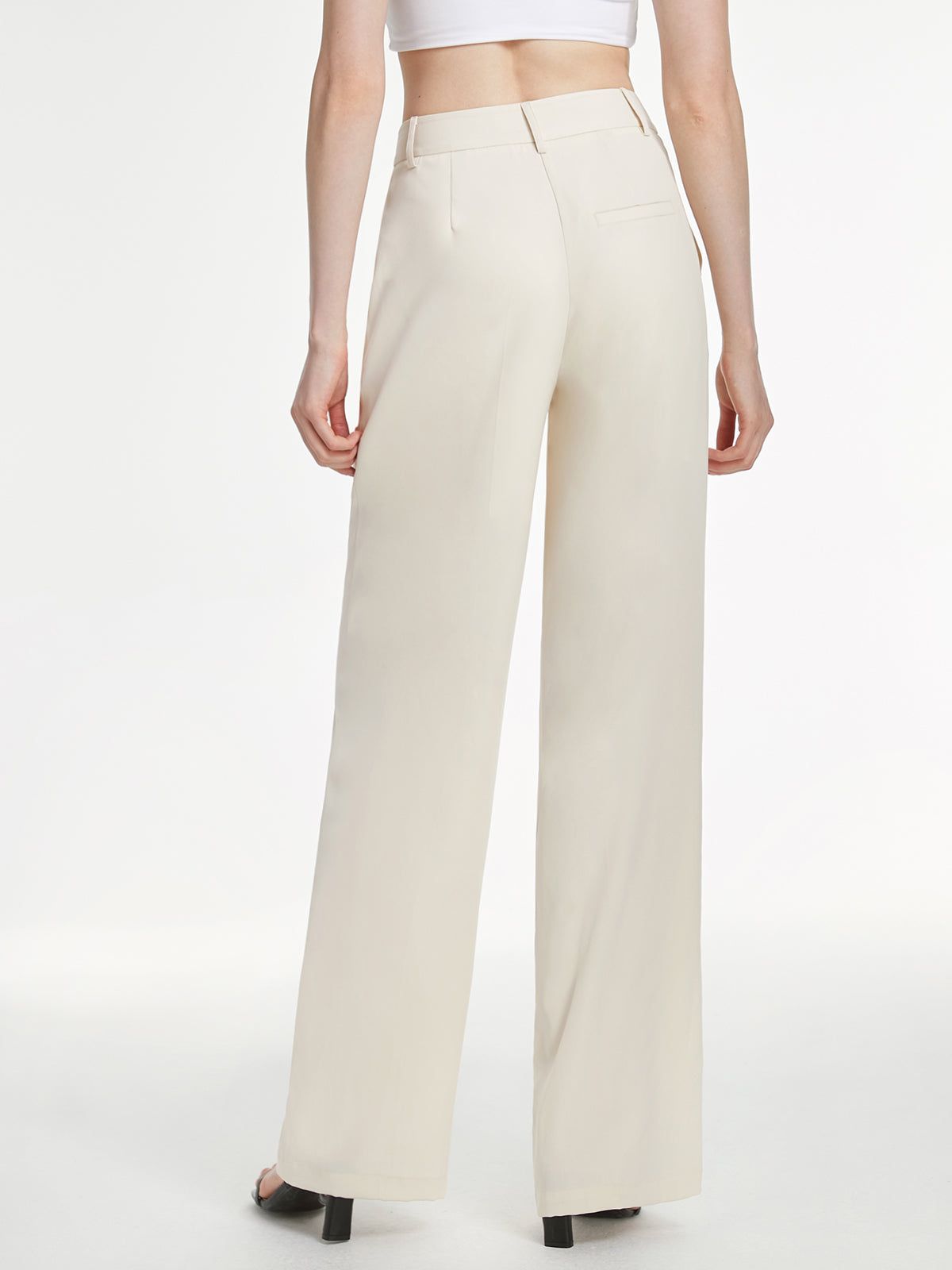 High Waisted Straight Leg Trousers sold by COMMENSE product image thumbnail 4