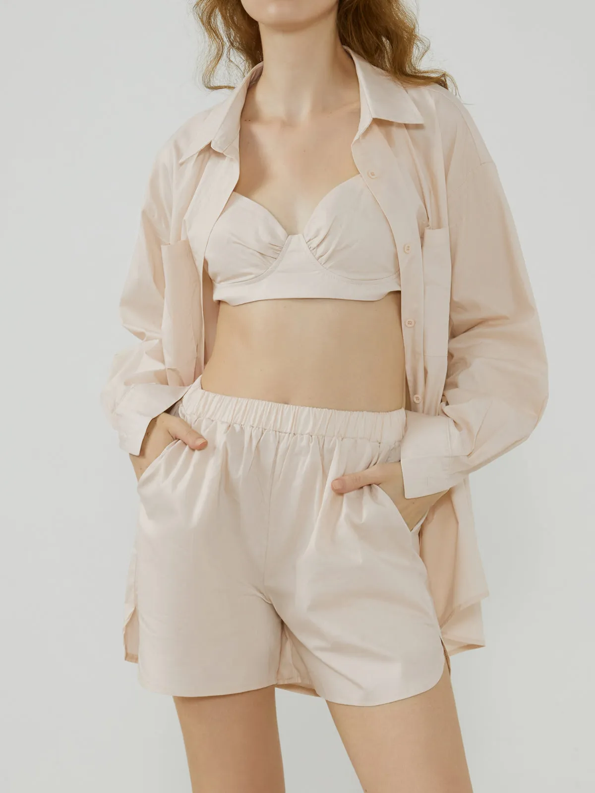 Utility Three Piece Shorts Set sold by COMMENSE product image thumbnail 3
