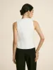 Elegant Lace Up Sleeveless Blouse sold by COMMENSE