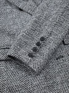 Structured Herringbone Blazer sold by COMMENSE
