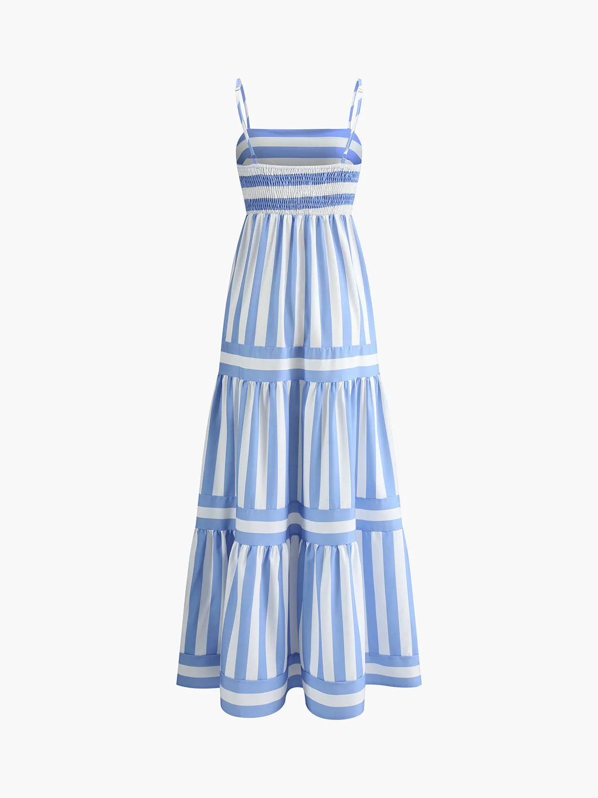 Printed backless pockets long dress sold by COMMENSE product image thumbnail 2