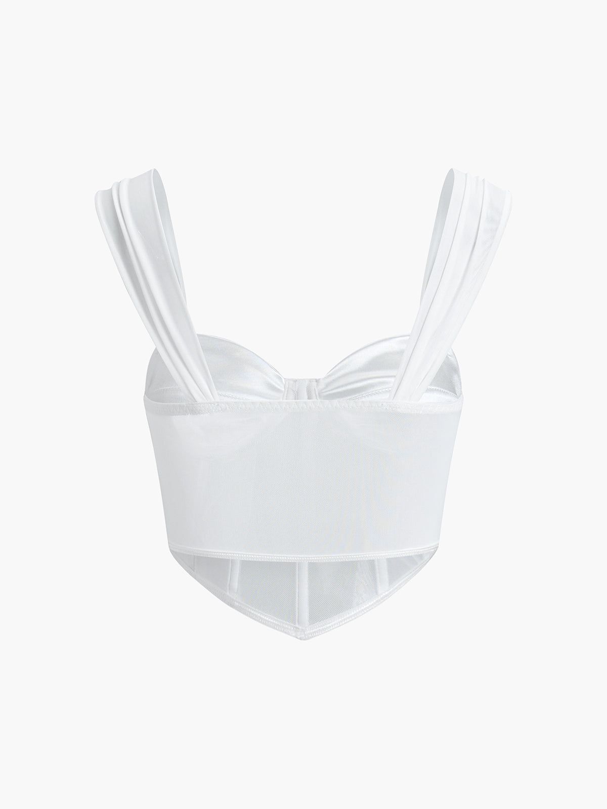 Satin Mesh Corset Top sold by COMMENSE product image thumbnail 2