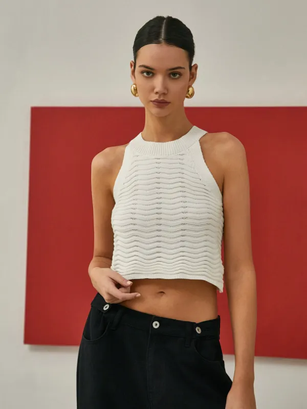 Chevron Pattern Sweater Vest sold by COMMENSE