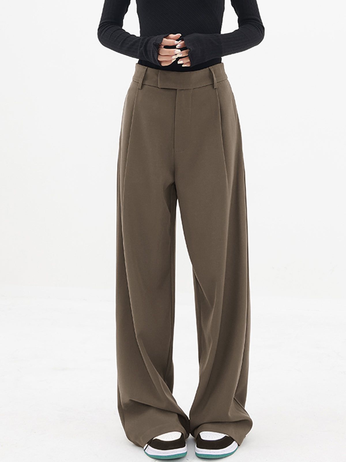 Leisure Flowy Baggy Wide Leg Pants sold by COMMENSE product image thumbnail 3