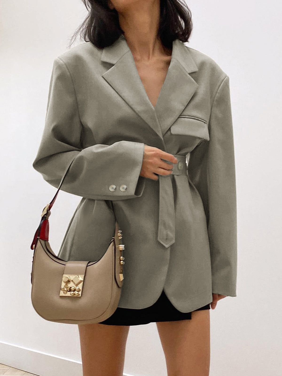 Style Icon Tied Blazer sold by COMMENSE product image thumbnail 3