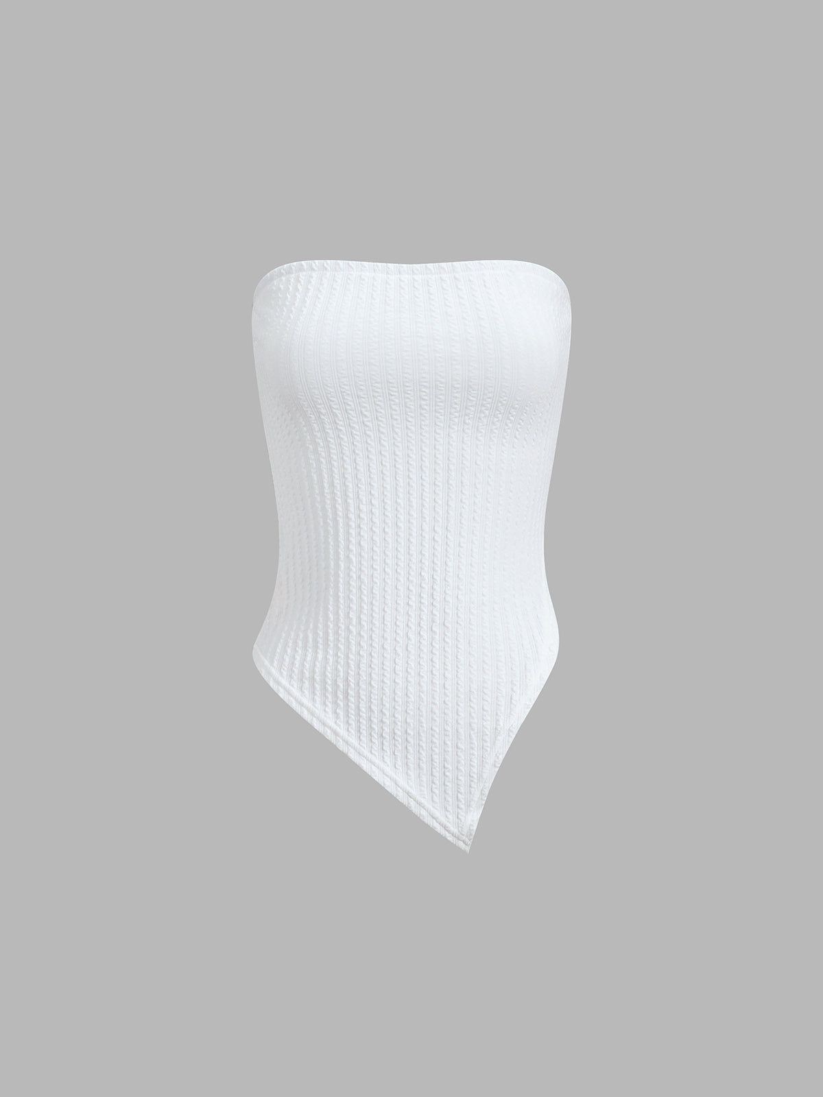Textured Handkerchief Tube Top sold by COMMENSE product image thumbnail 2