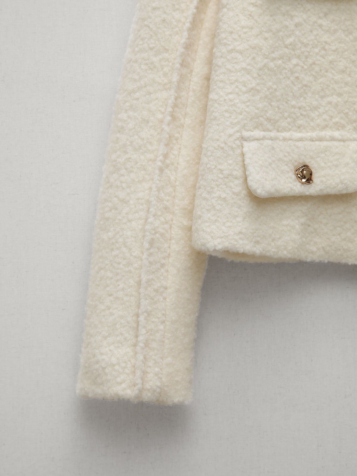 Tweed Button Detail Jacket sold by COMMENSE product image thumbnail 4