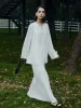 Solid Pleated Shift Skirt sold by COMMENSE