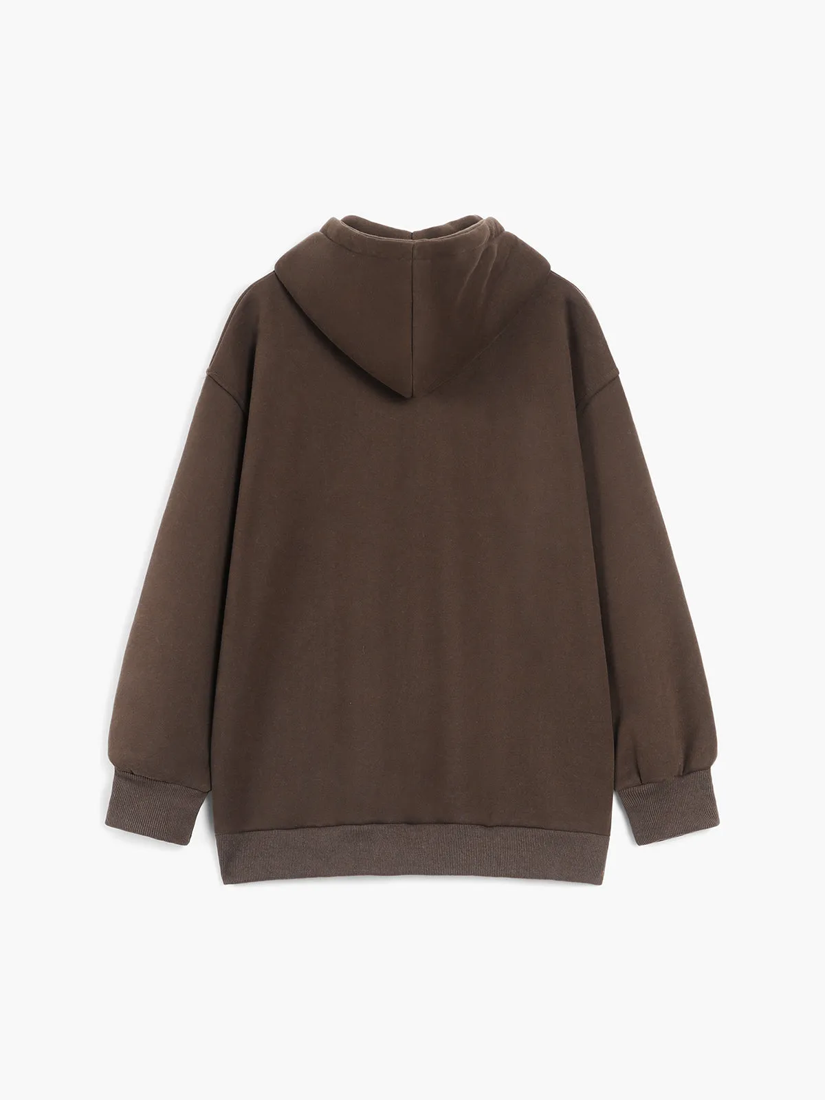Brownie Zip Up Hoodie sold by COMMENSE product image thumbnail 2