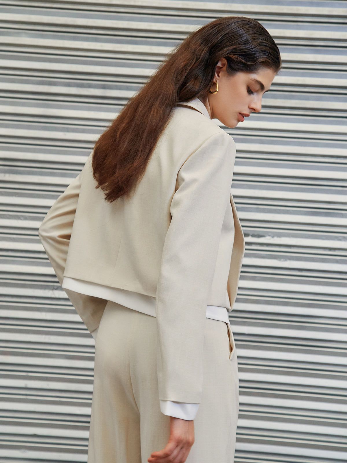 Release Me Crop Blazer sold by COMMENSE product image thumbnail 5