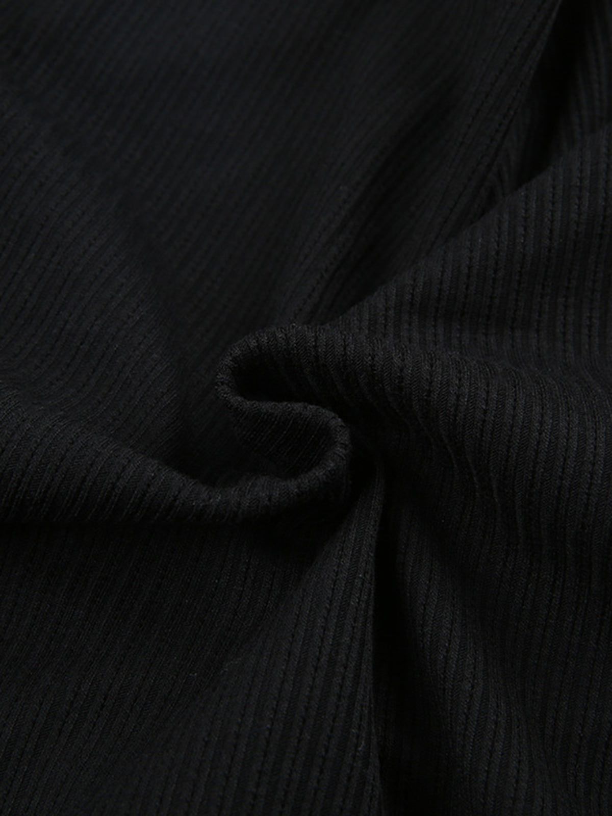 Mesh Long Sleeve Corset Crop Shirt sold by COMMENSE product image thumbnail 4