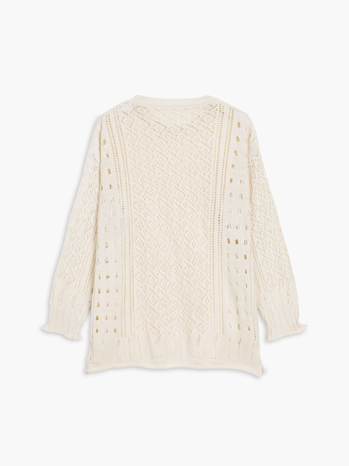 Leisure Eyelet Sweater sold by COMMENSE product image thumbnail 2