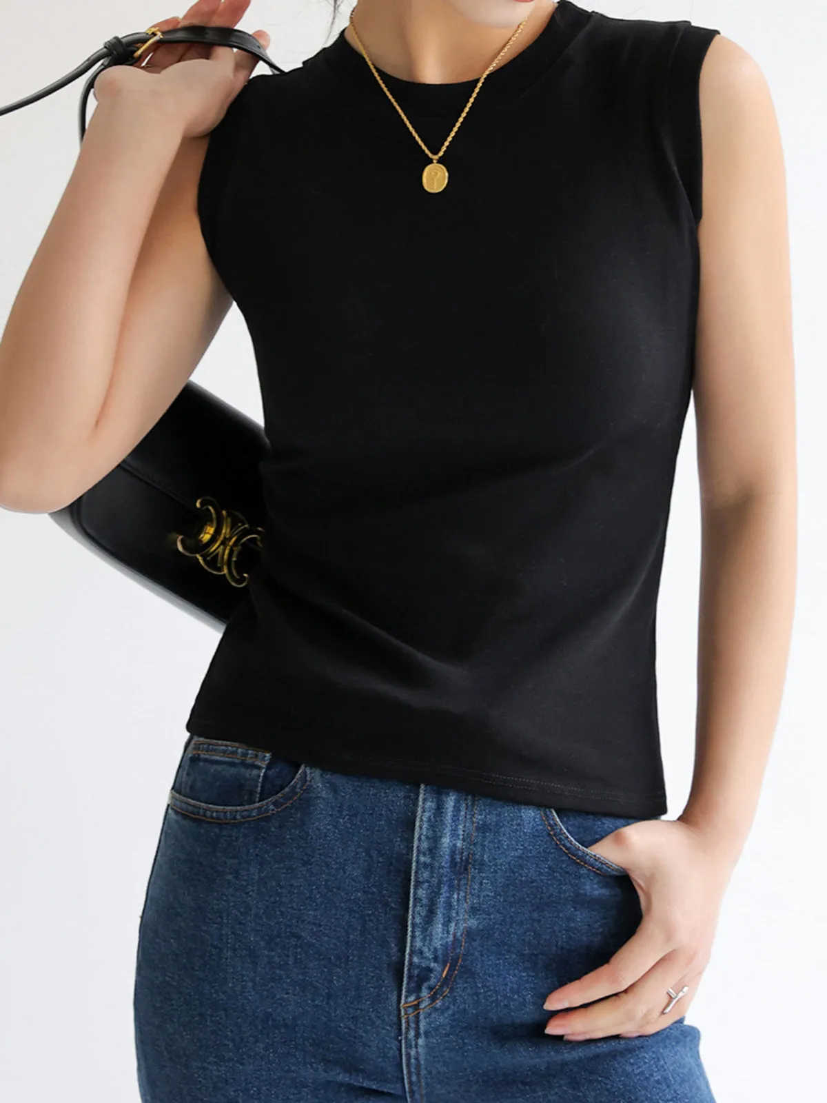 Everyday Cotton Tank Top sold by COMMENSE product image thumbnail 4