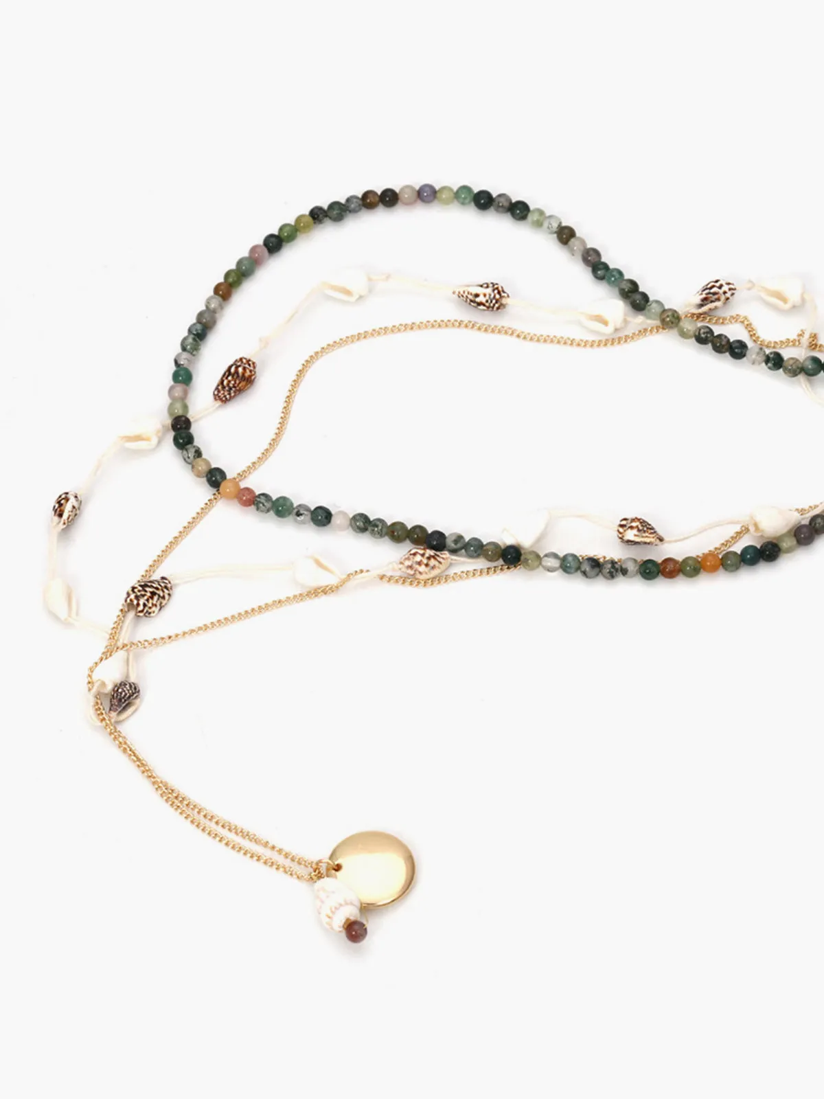 Multi-Layer Shell Necklace sold by COMMENSE product image thumbnail 2