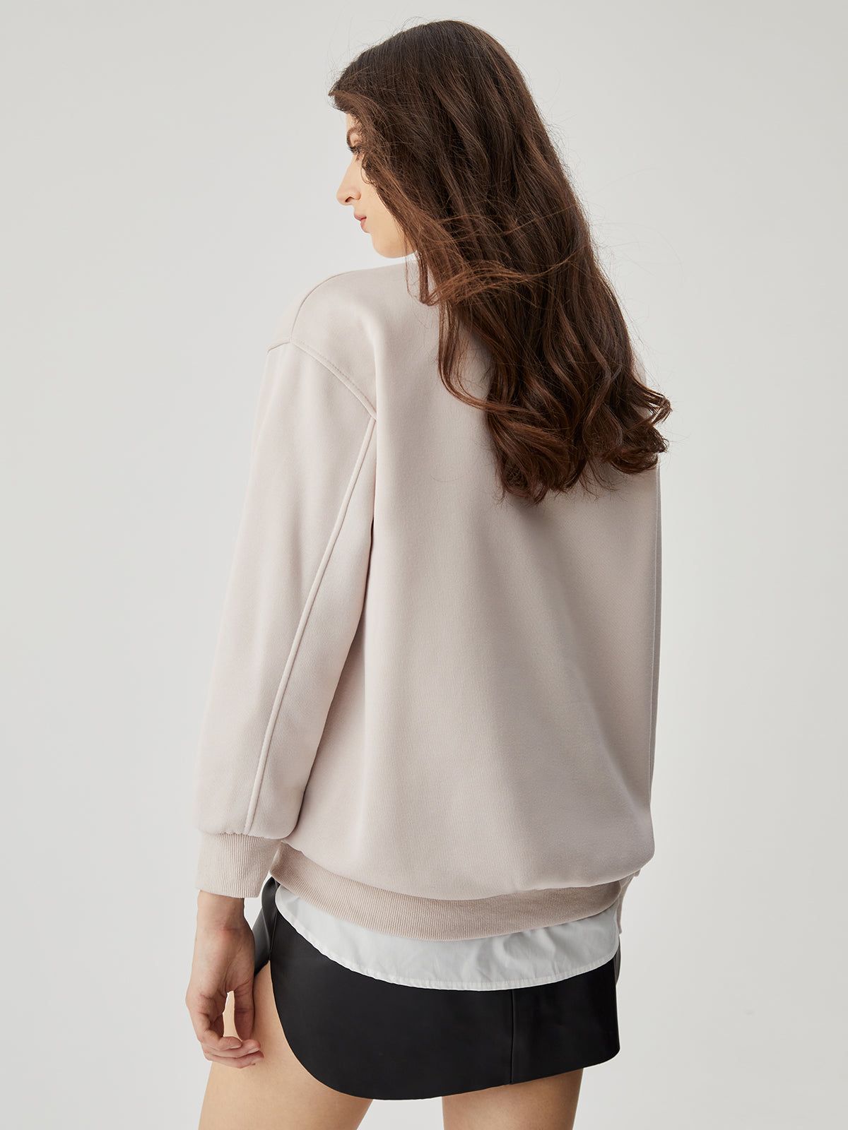 Solid Knit V-neck Sweater sold by COMMENSE product image thumbnail 4