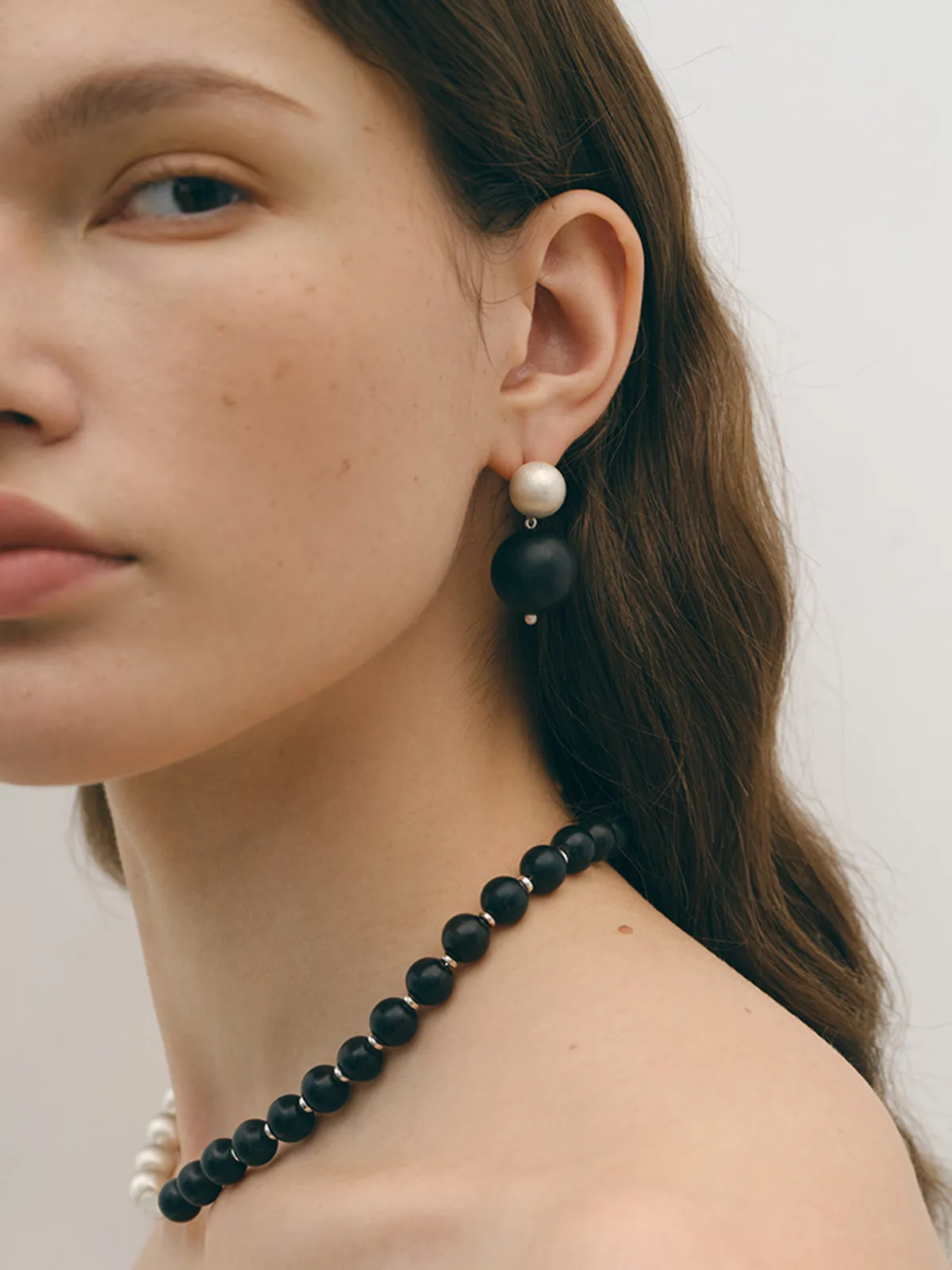 Two Tone Sandalwood Earrings sold by COMMENSE product image thumbnail 5