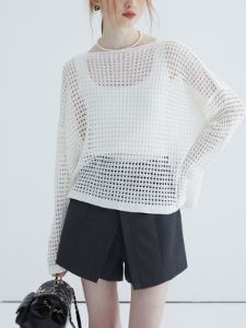 Cover Up Crochet Top sold by COMMENSE