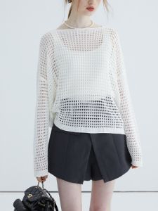 Cover Up Crochet Top sold by COMMENSE