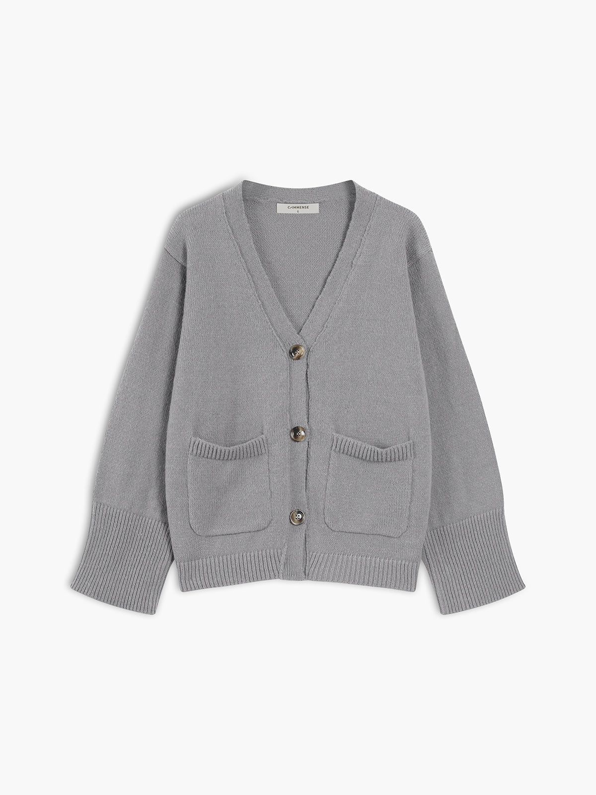 Casual Pocket Button-down Cardigan sold by COMMENSE product image thumbnail 2