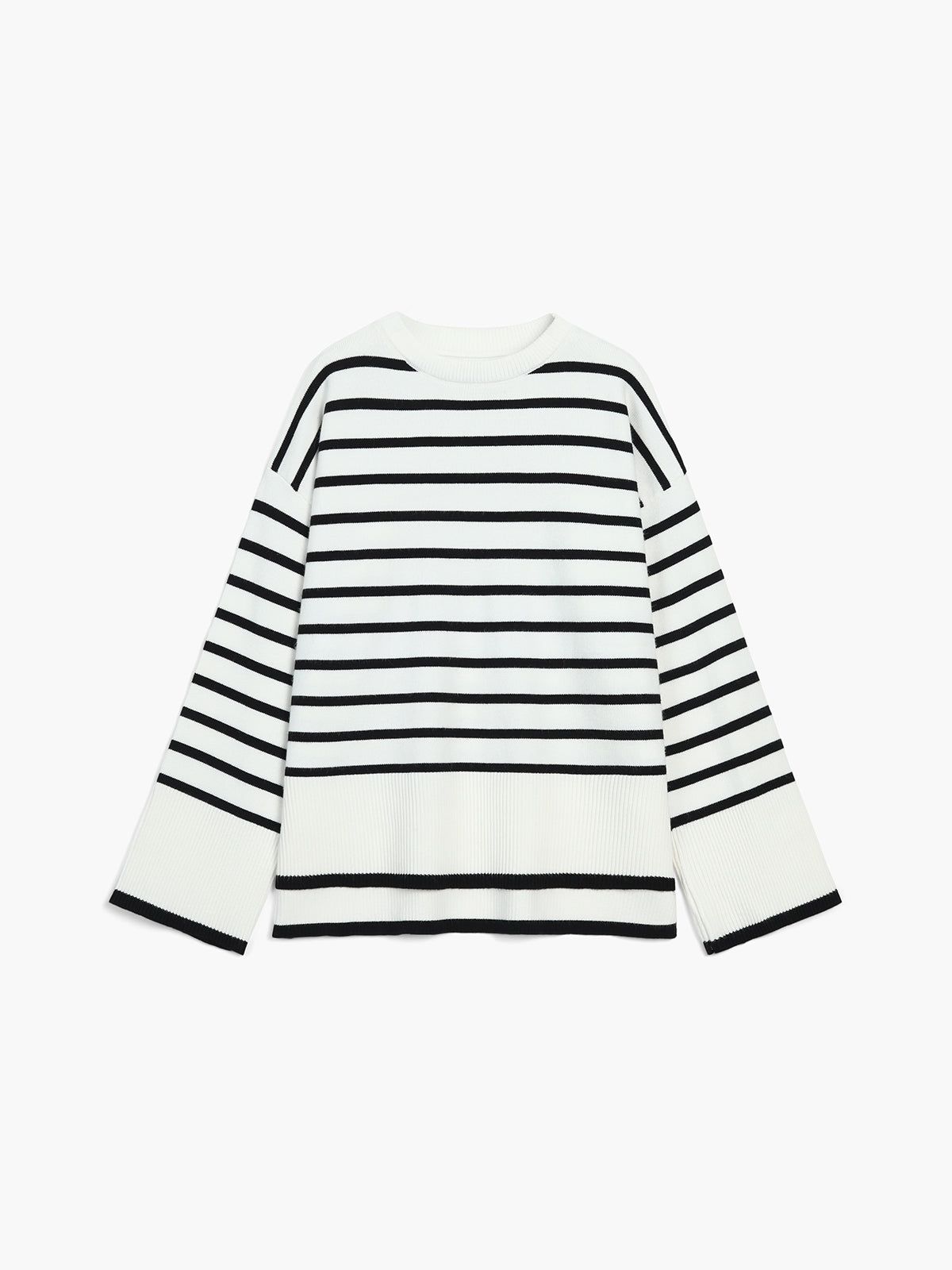 Easy On Me Stripe Sweater sold by COMMENSE product image thumbnail 2