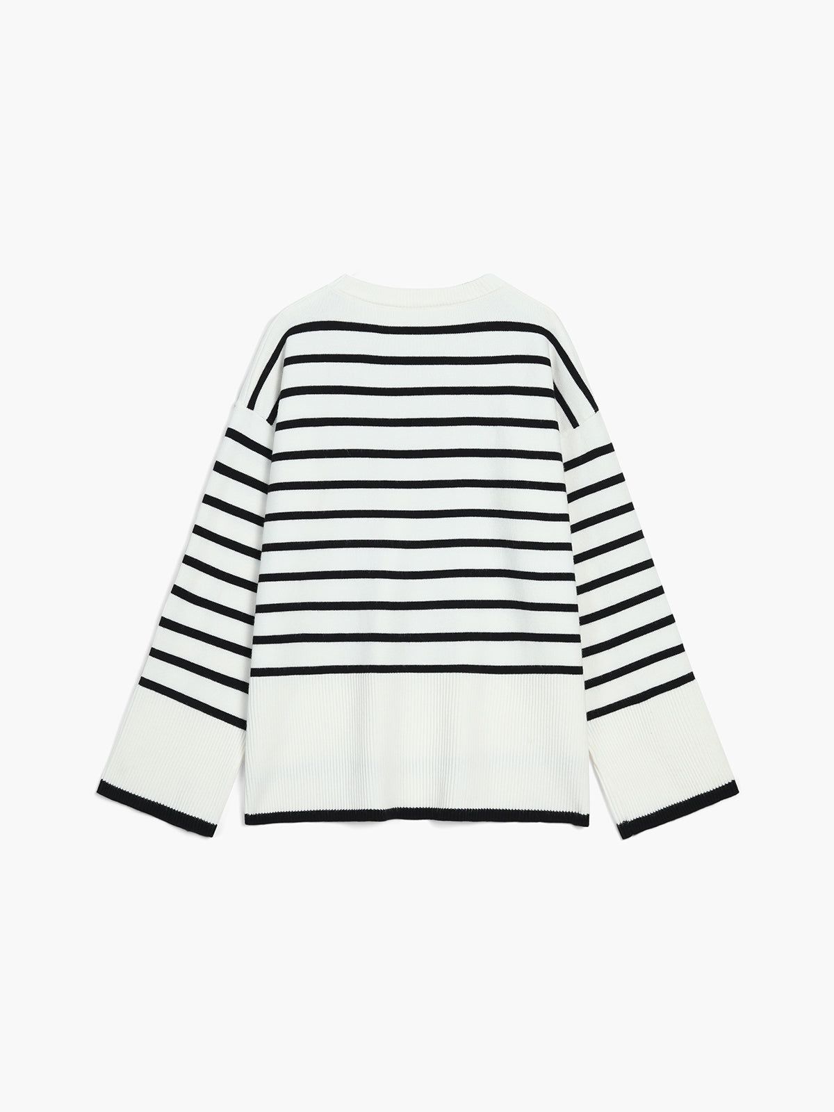 Easy On Me Stripe Sweater sold by COMMENSE product image thumbnail 3