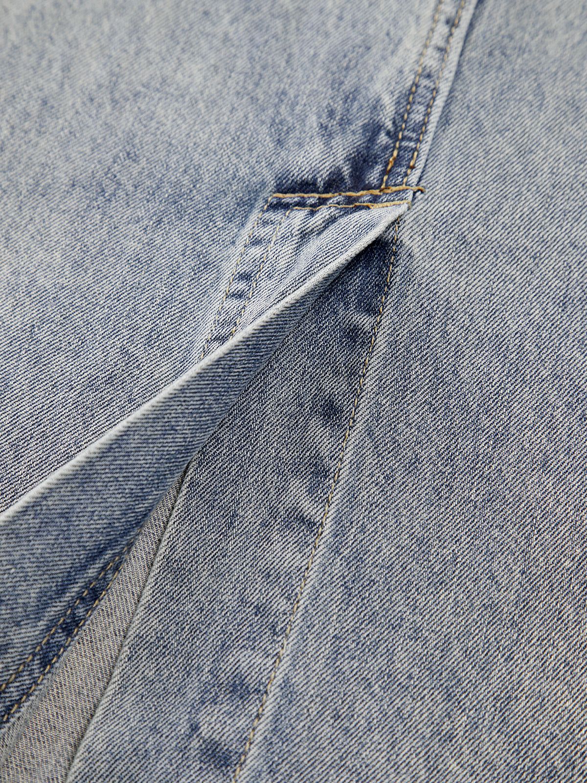 Essential Slit Denim Maxi Skirt sold by COMMENSE product image thumbnail 3