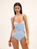 Beaded Cutout Underwire One Piece Swimsuit sold by COMMENSE