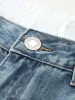 Contrast Binding Drawstring Denim Jeans sold by COMMENSE