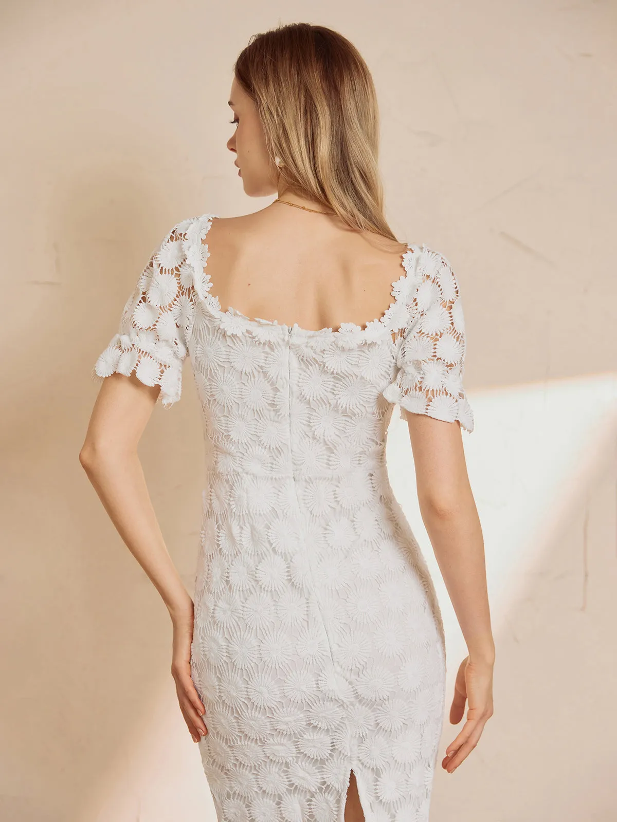 Multi Floral Midi Dress sold by COMMENSE product image thumbnail 5