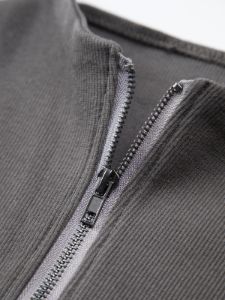 Basic Zip Sweatshirt sold by COMMENSE