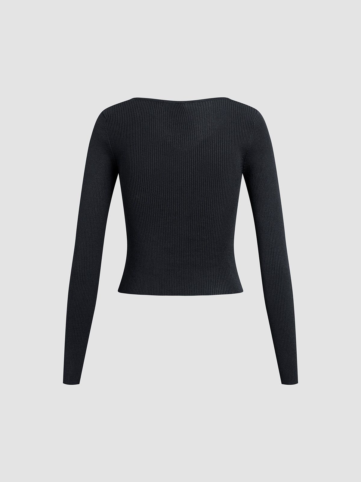V-Neck Long Sleeve Shirt sold by COMMENSE product image thumbnail 3