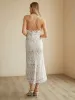 Glamorous Lace Halter Long Dress sold by COMMENSE