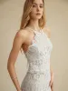 Glamorous Lace Halter Long Dress sold by COMMENSE