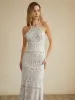 Glamorous Lace Halter Long Dress sold by COMMENSE