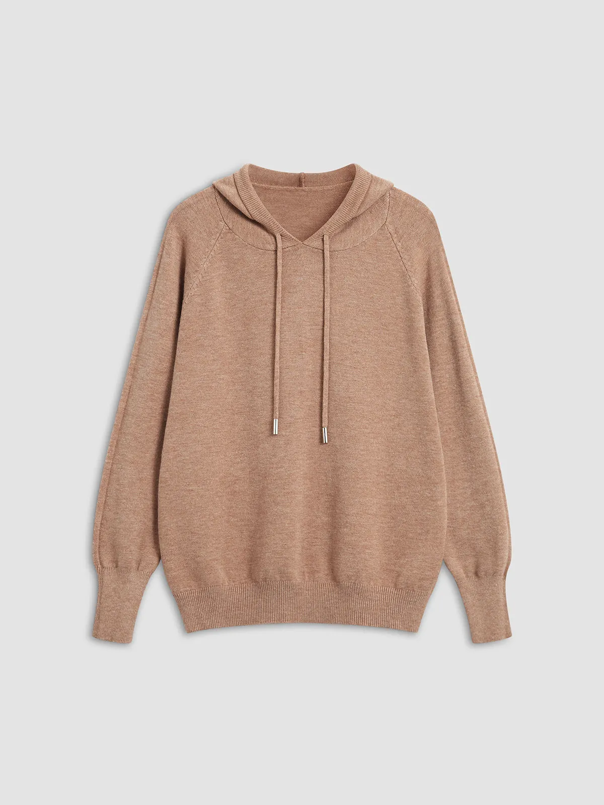 Solid Hooded Sweater sold by COMMENSE