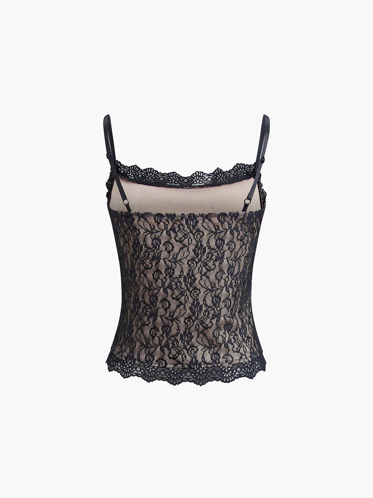 Floral Lace Crop Top sold by COMMENSE product image thumbnail 3