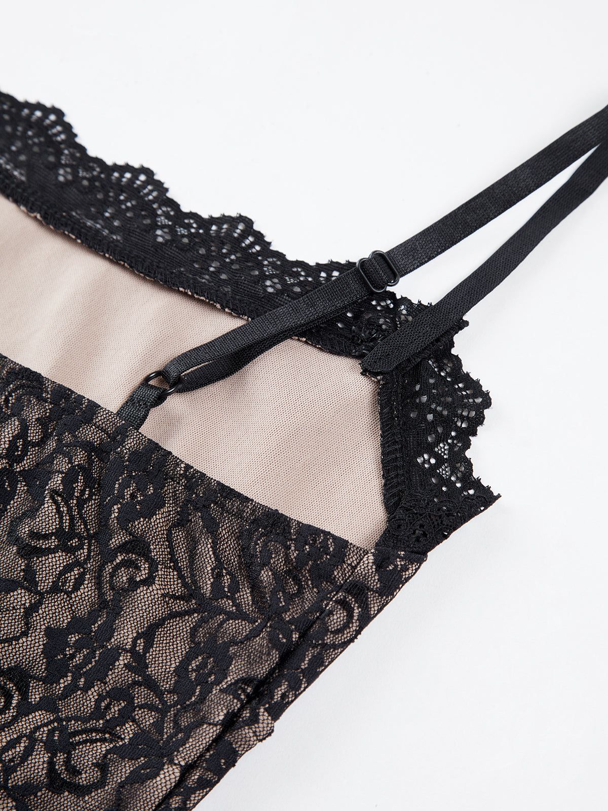 Floral Lace Crop Top sold by COMMENSE product image thumbnail 4