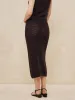 Casual Solid Sweater Skirt sold by COMMENSE