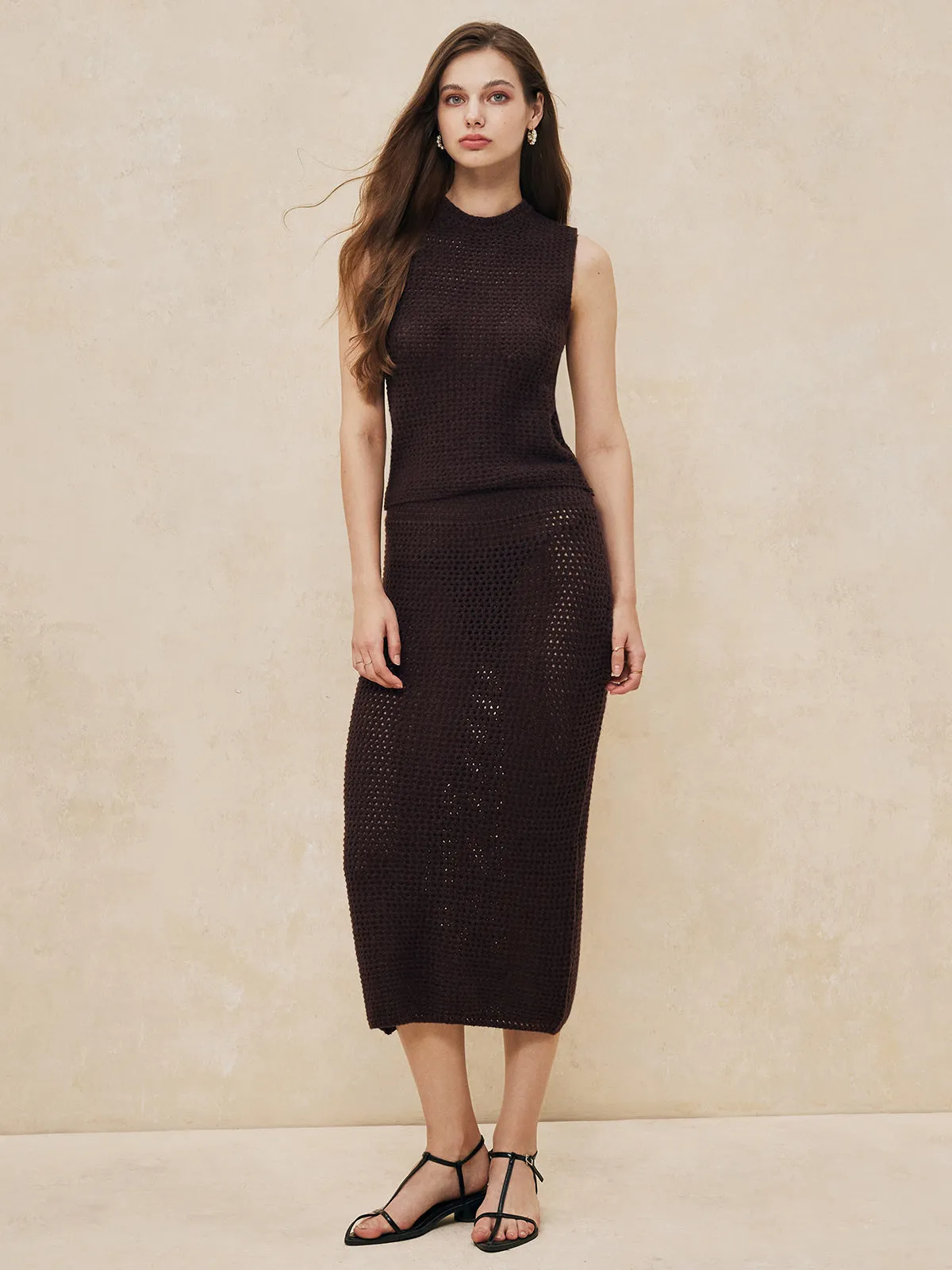 Casual Solid Sweater Skirt sold by COMMENSE product image thumbnail 3