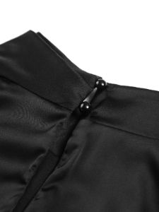 Satin Halter Ruched Two Piece Skirt Set sold by COMMENSE